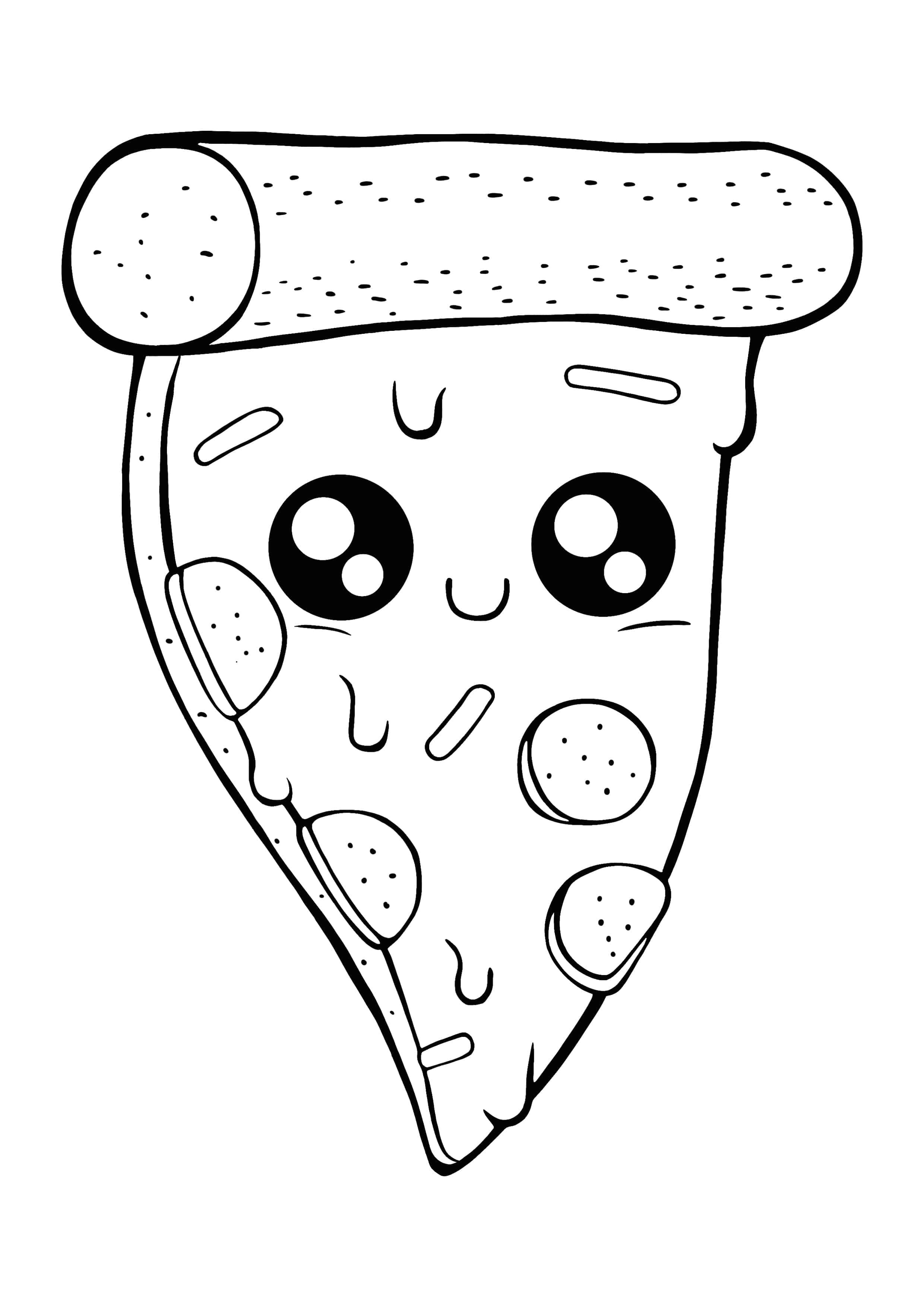 Cute Kawaii Food Coloring Pages FREE Printable 21