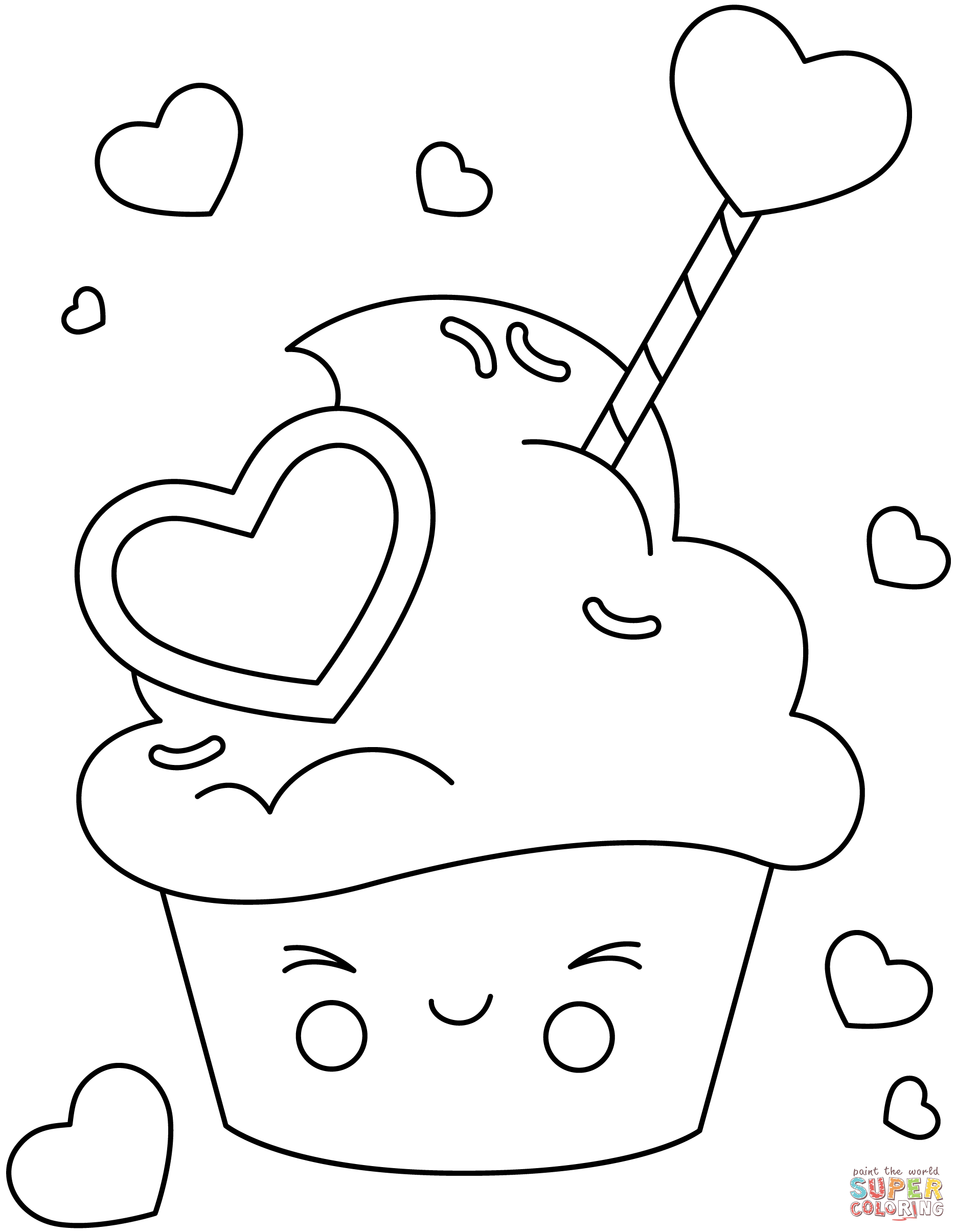 Cute Kawaii Food Coloring Pages FREE Printable 39