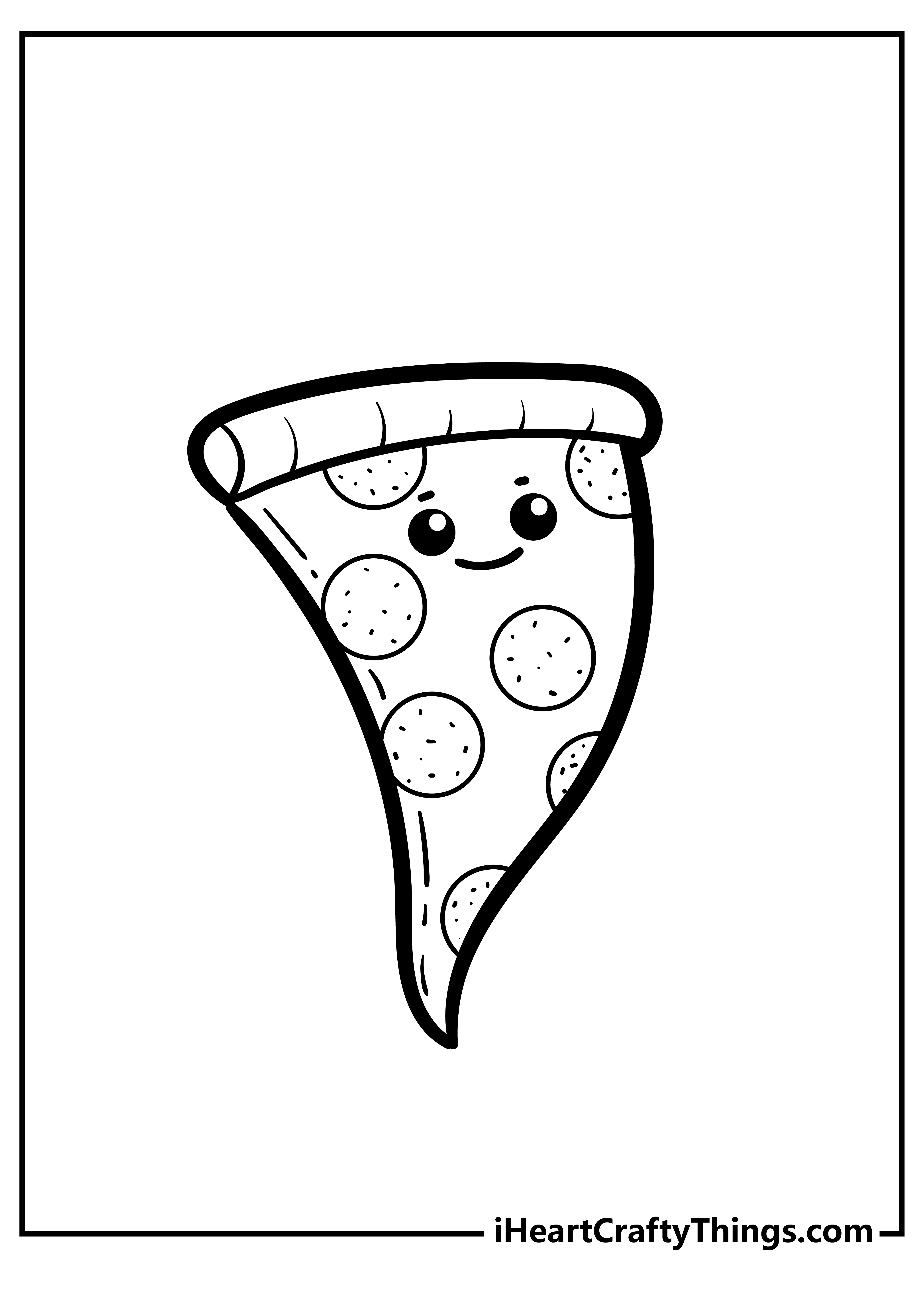 Cute Kawaii Food Coloring Pages FREE Printable 45