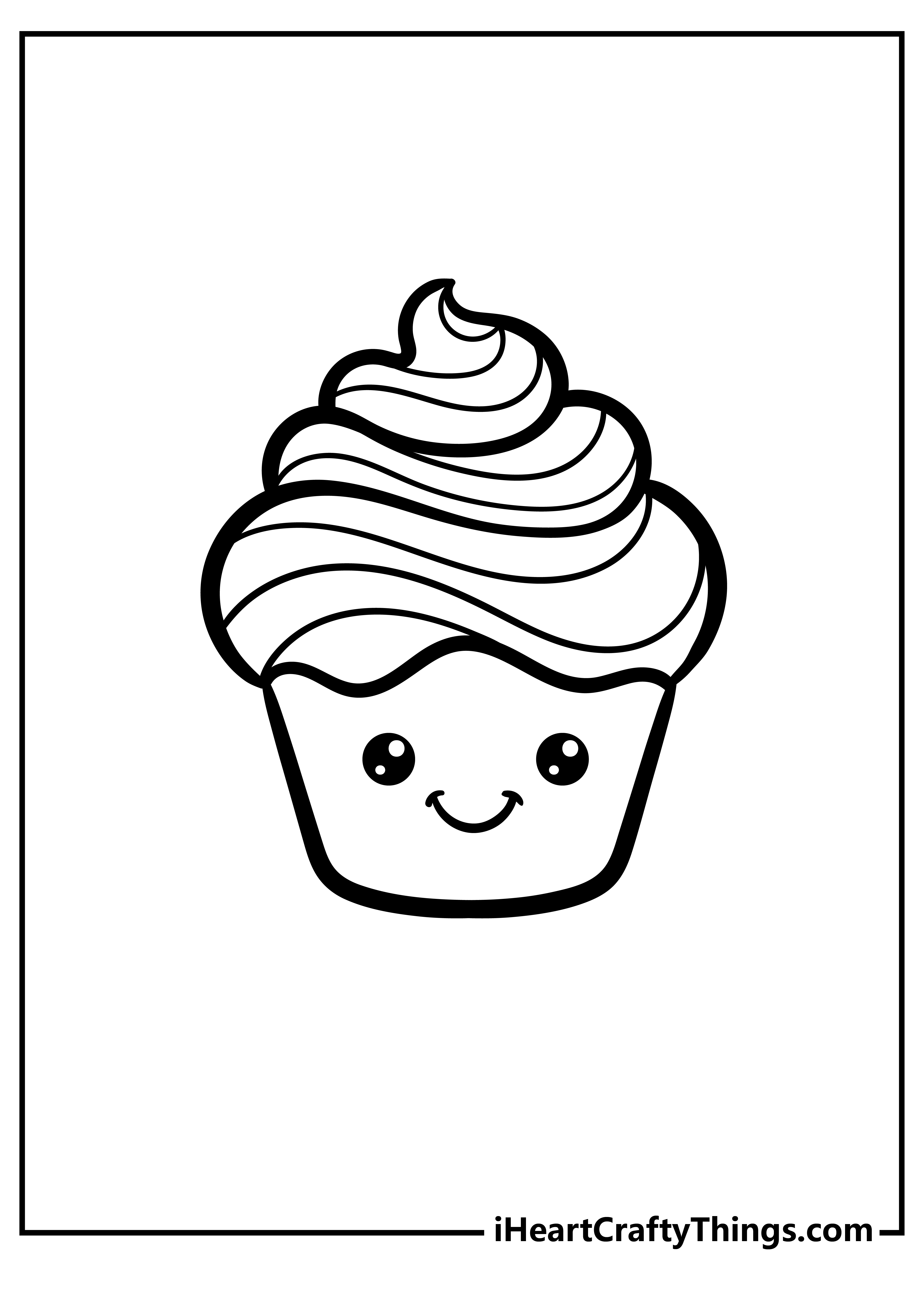 Cute Kawaii Food Coloring Pages FREE Printable 60