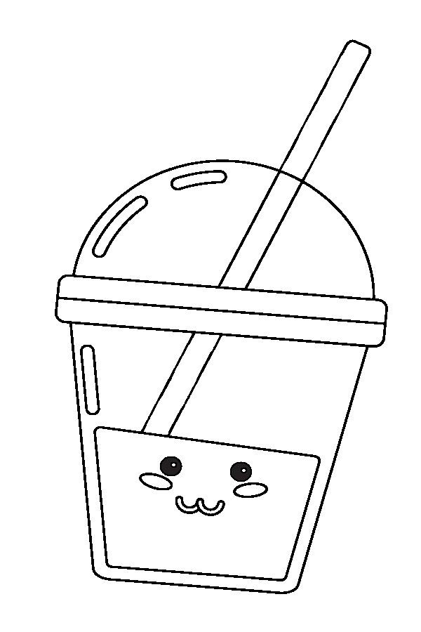 Cute Kawaii Food Coloring Pages FREE Printable 67