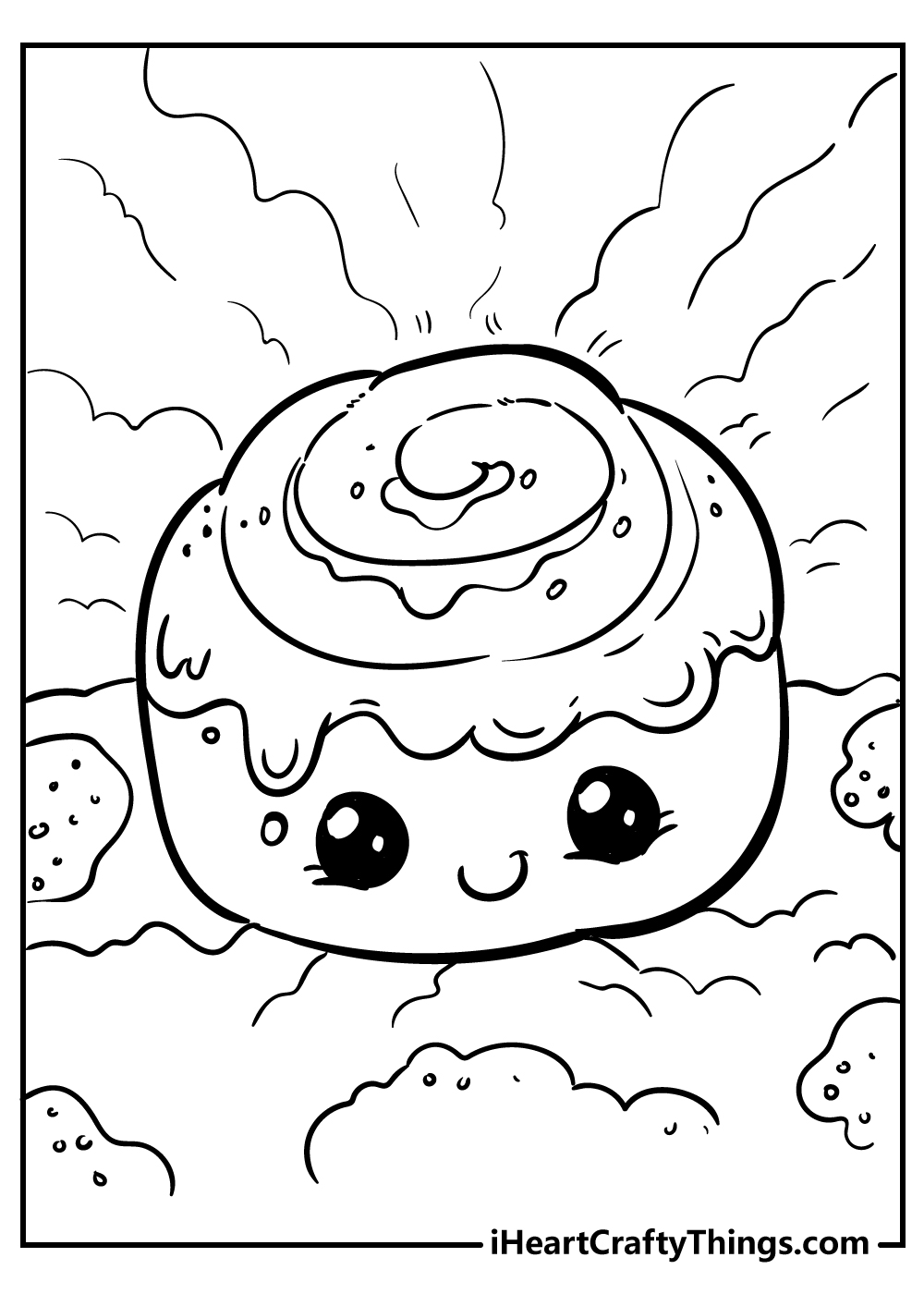 Cute Kawaii Food Coloring Pages FREE Printable 85