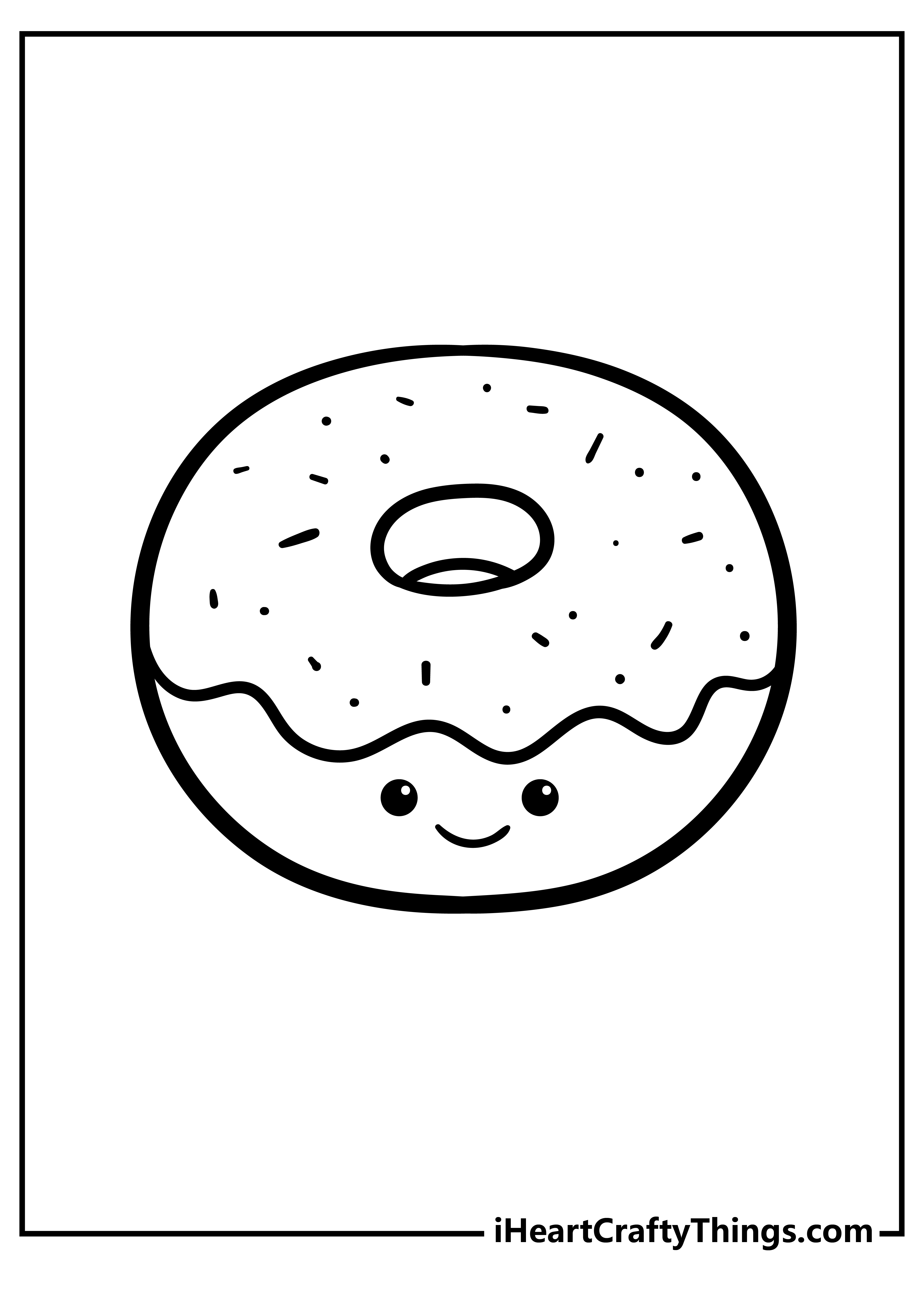 Cute Kawaii Food Coloring Pages FREE Printable 94