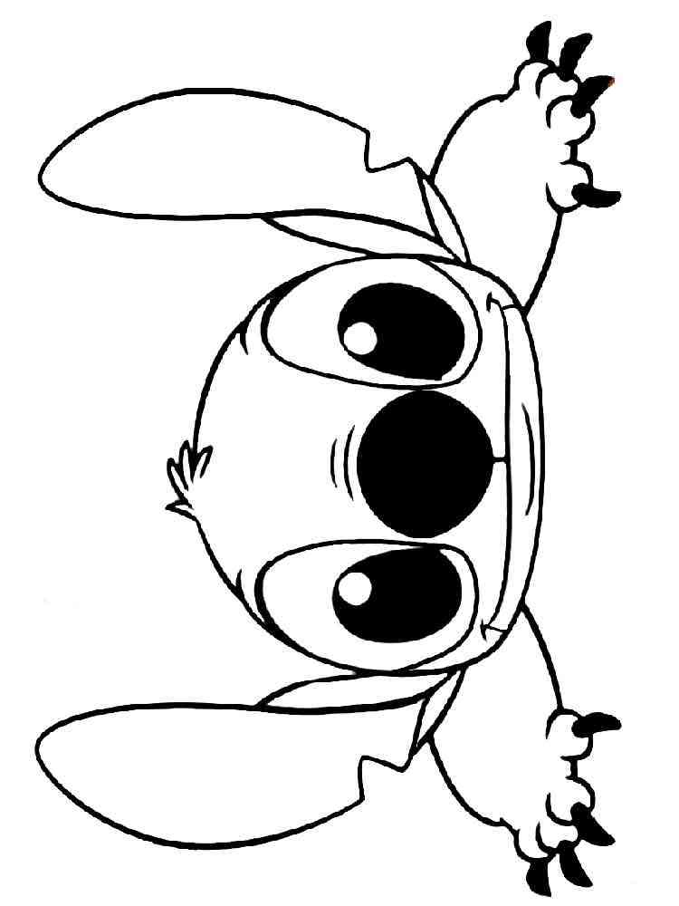 Cute Stitch Coloring Pages for Kids 110