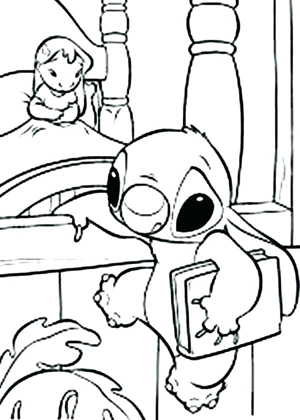 Cute Stitch Coloring Pages for Kids 115