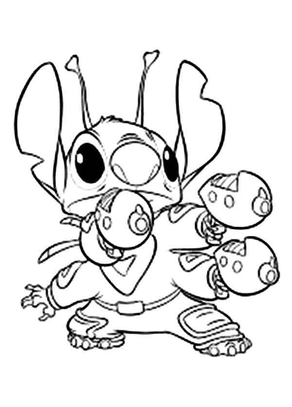 Cute Stitch Coloring Pages for Kids 125