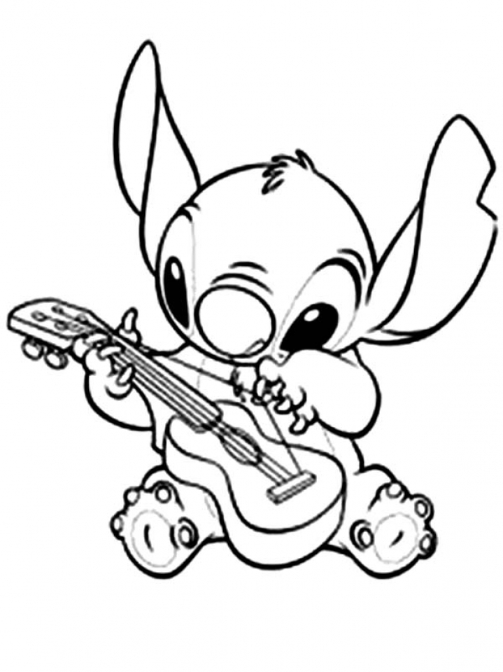 Cute Stitch Coloring Pages for Kids 18