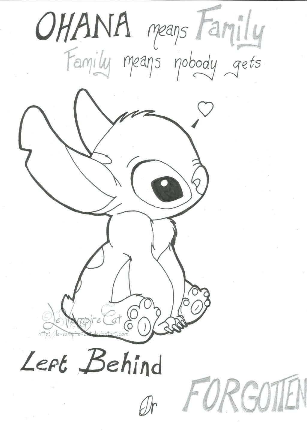 Cute Stitch Coloring Pages for Kids 22