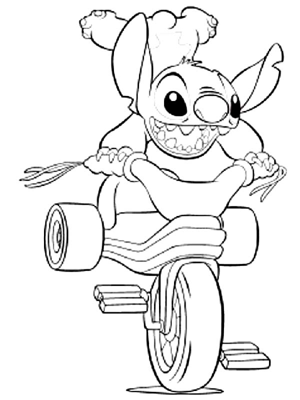 Cute Stitch Coloring Pages for Kids 23