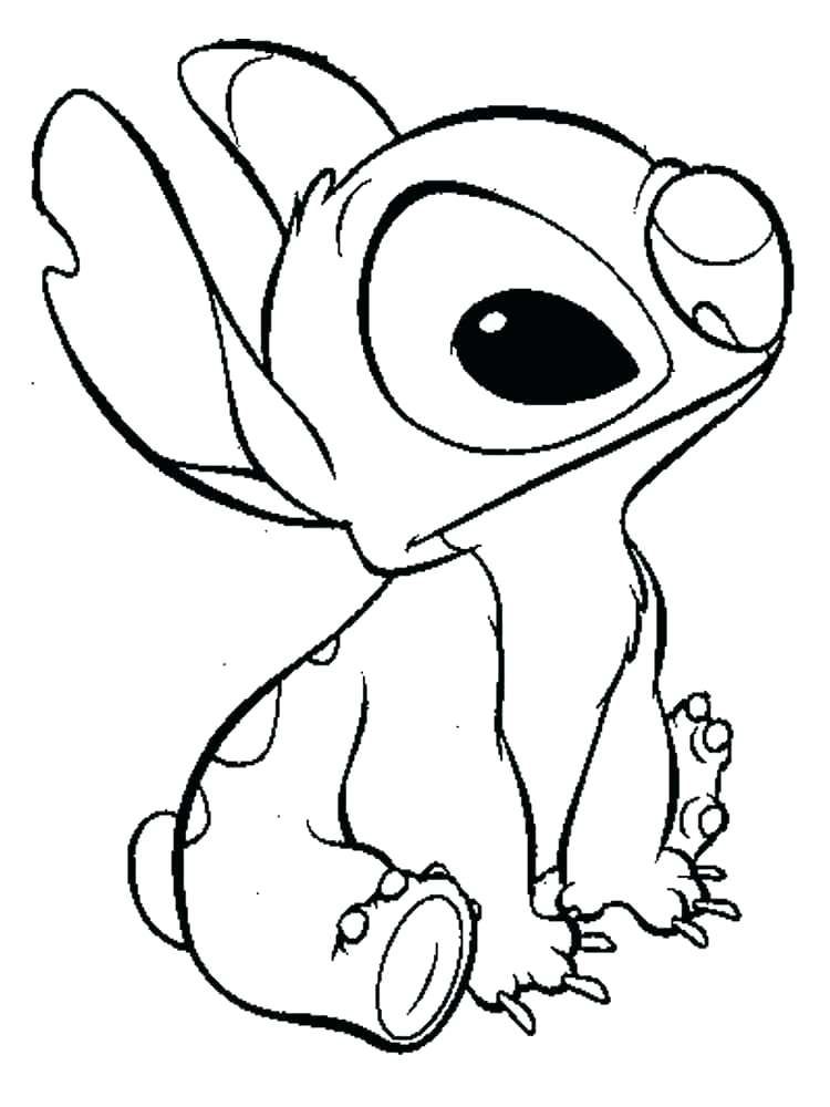 Cute Stitch Coloring Pages for Kids 30