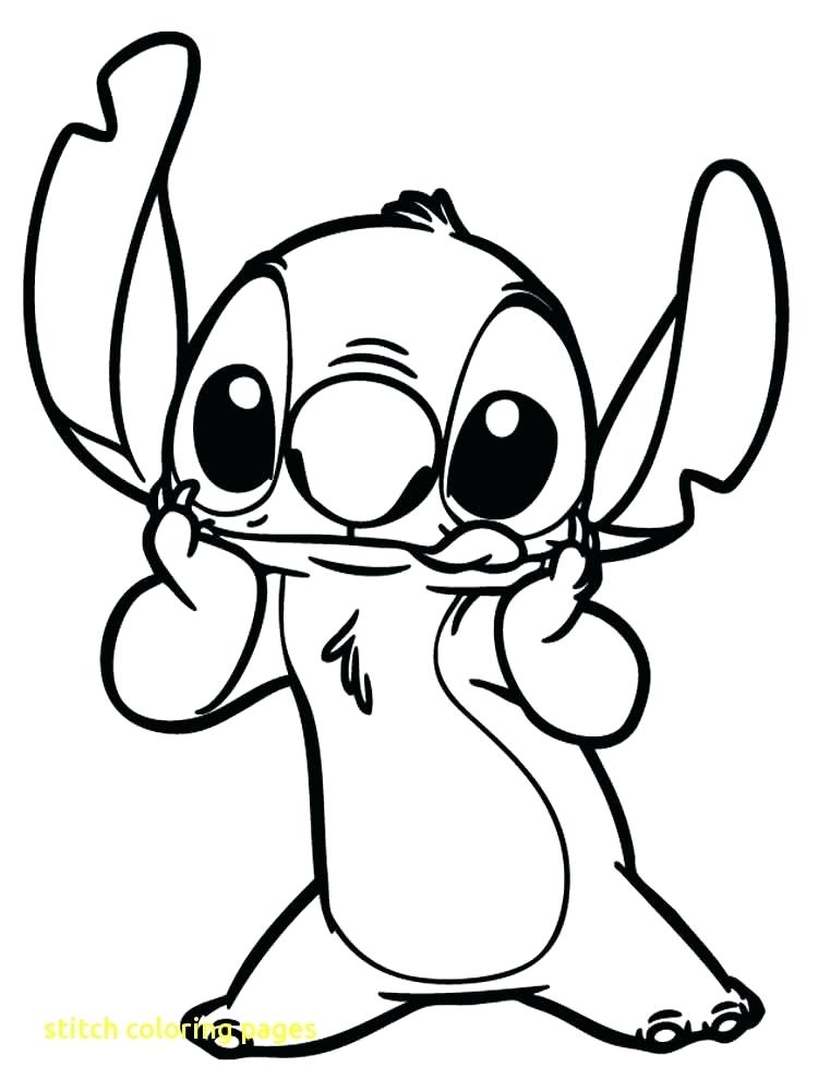 Cute Stitch Coloring Pages for Kids 70