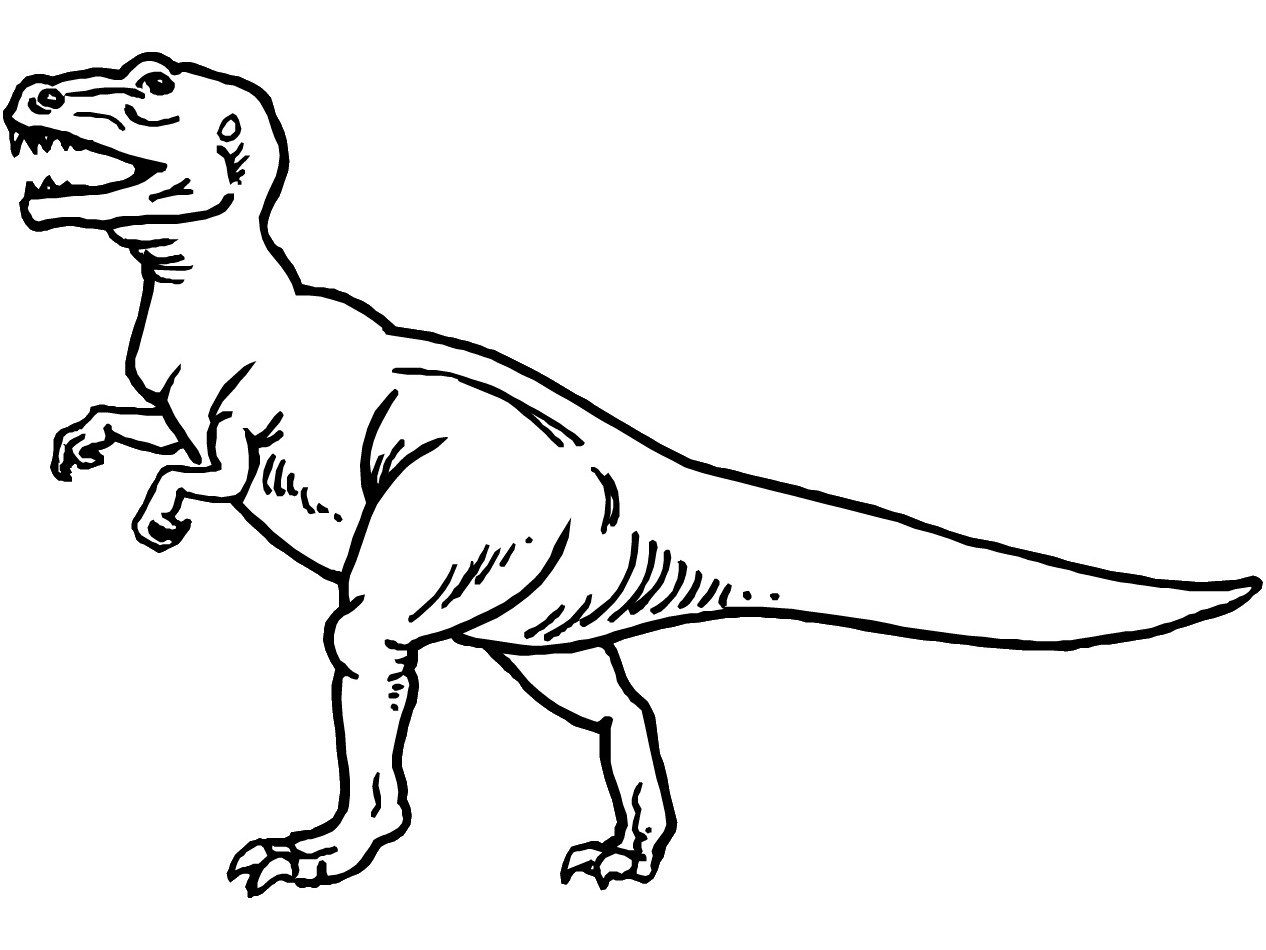 Dinosaur Coloring Page for Kids 101