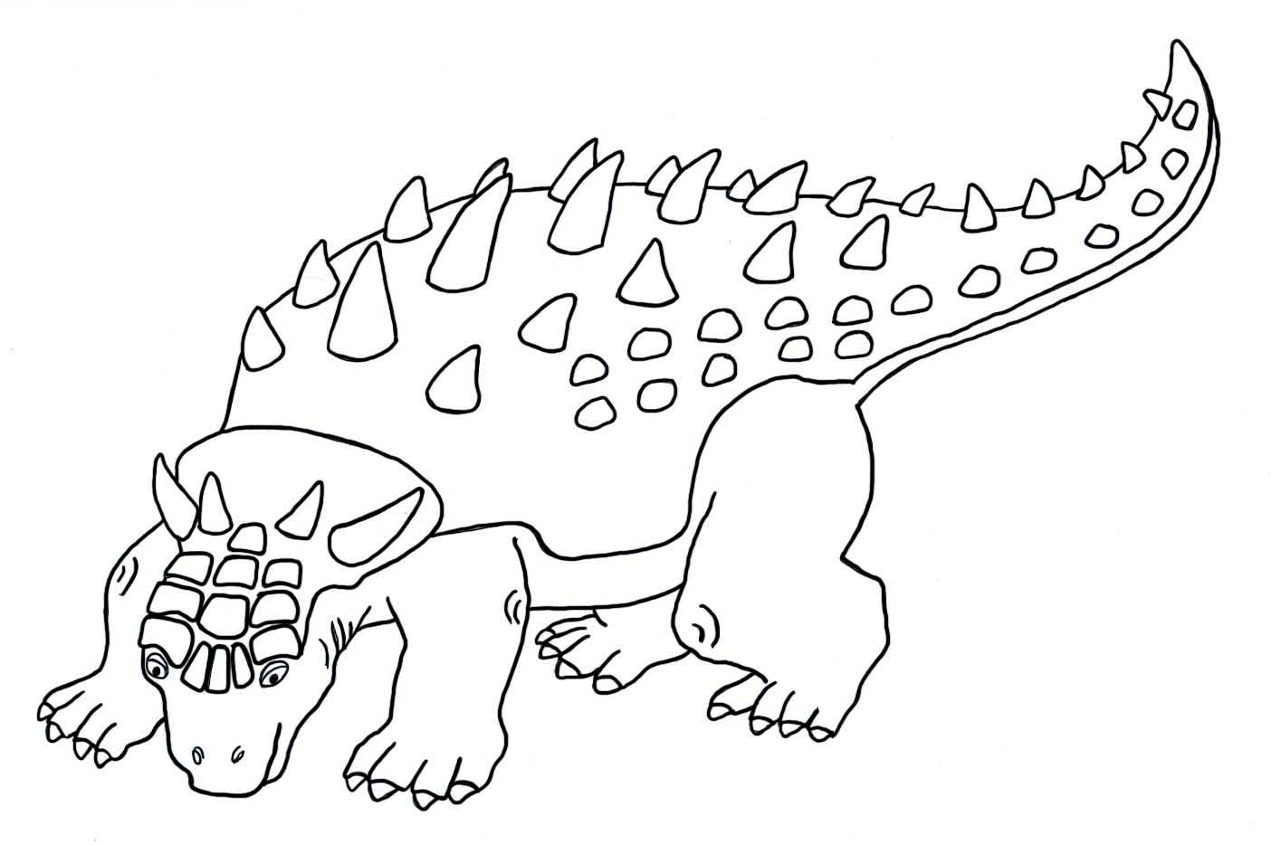 Dinosaur Coloring Page for Kids 103