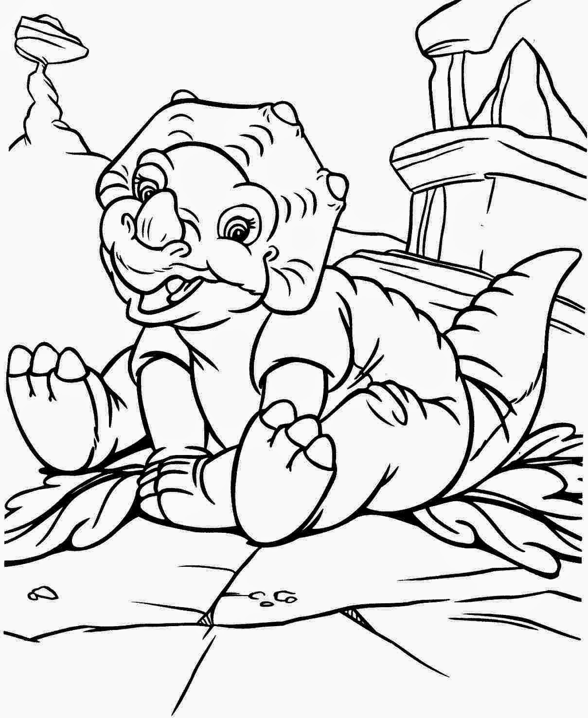 Dinosaur Coloring Page for Kids 11