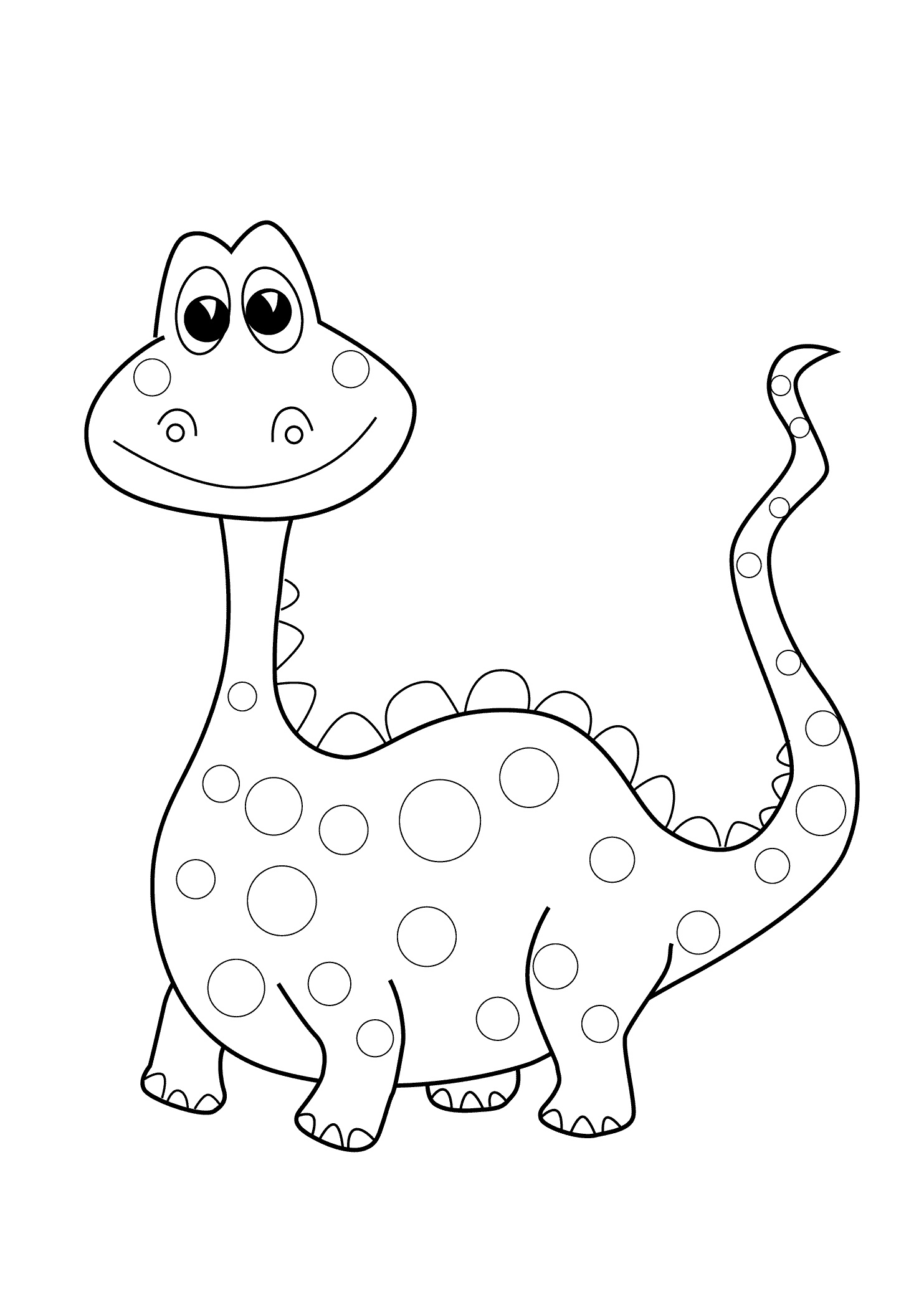 Dinosaur Coloring Page for Kids 13