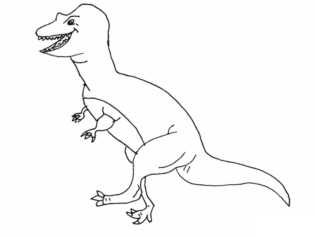 Dinosaur Coloring Page for Kids 140