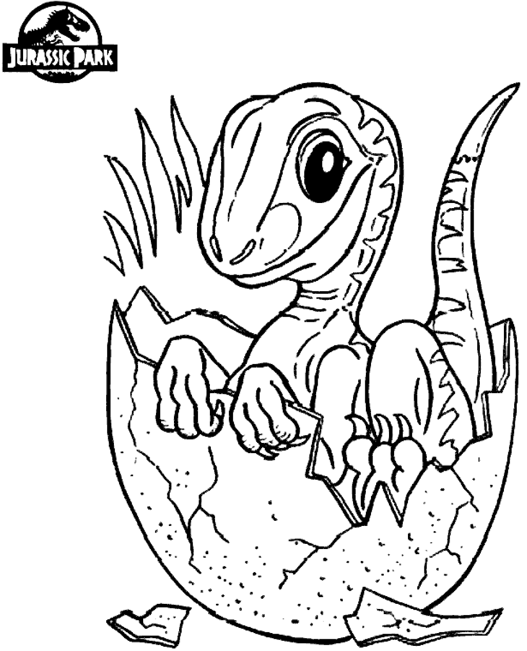 Dinosaur Coloring Page for Kids 43