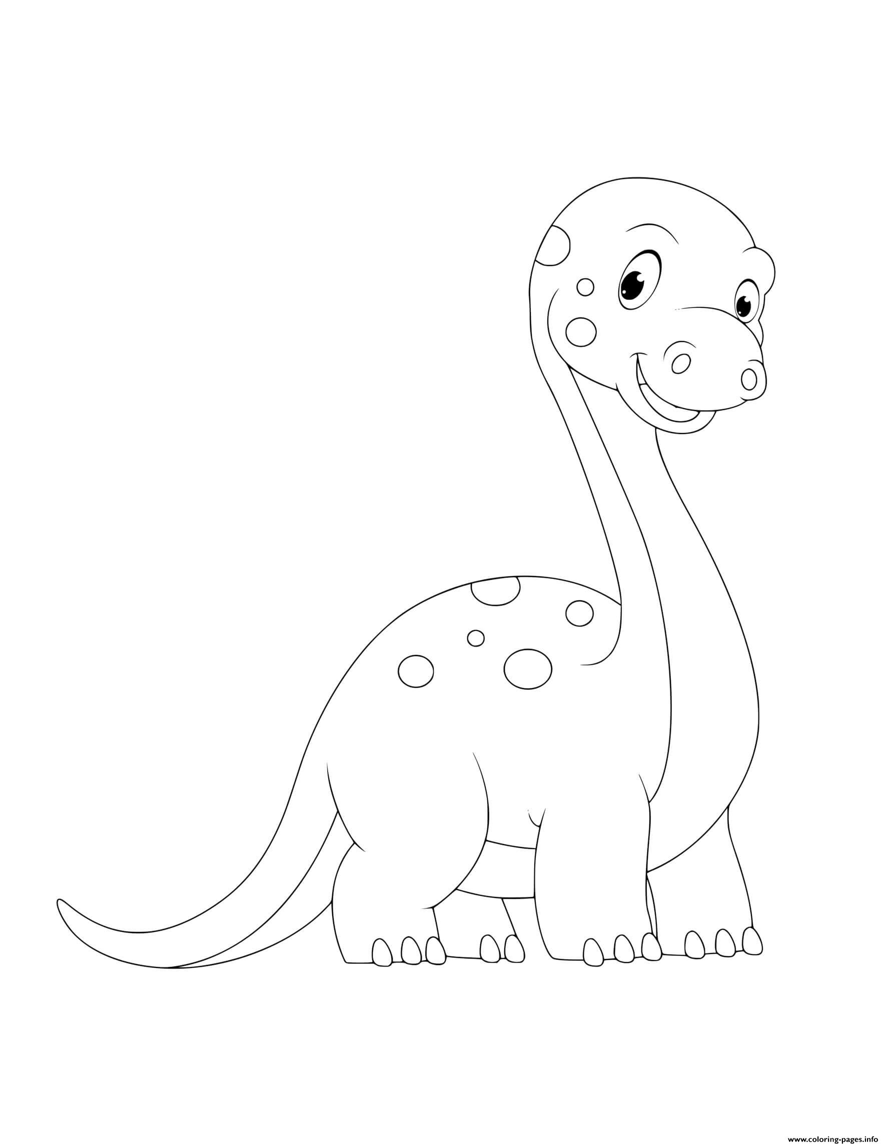 Dinosaur Coloring Page for Kids 47