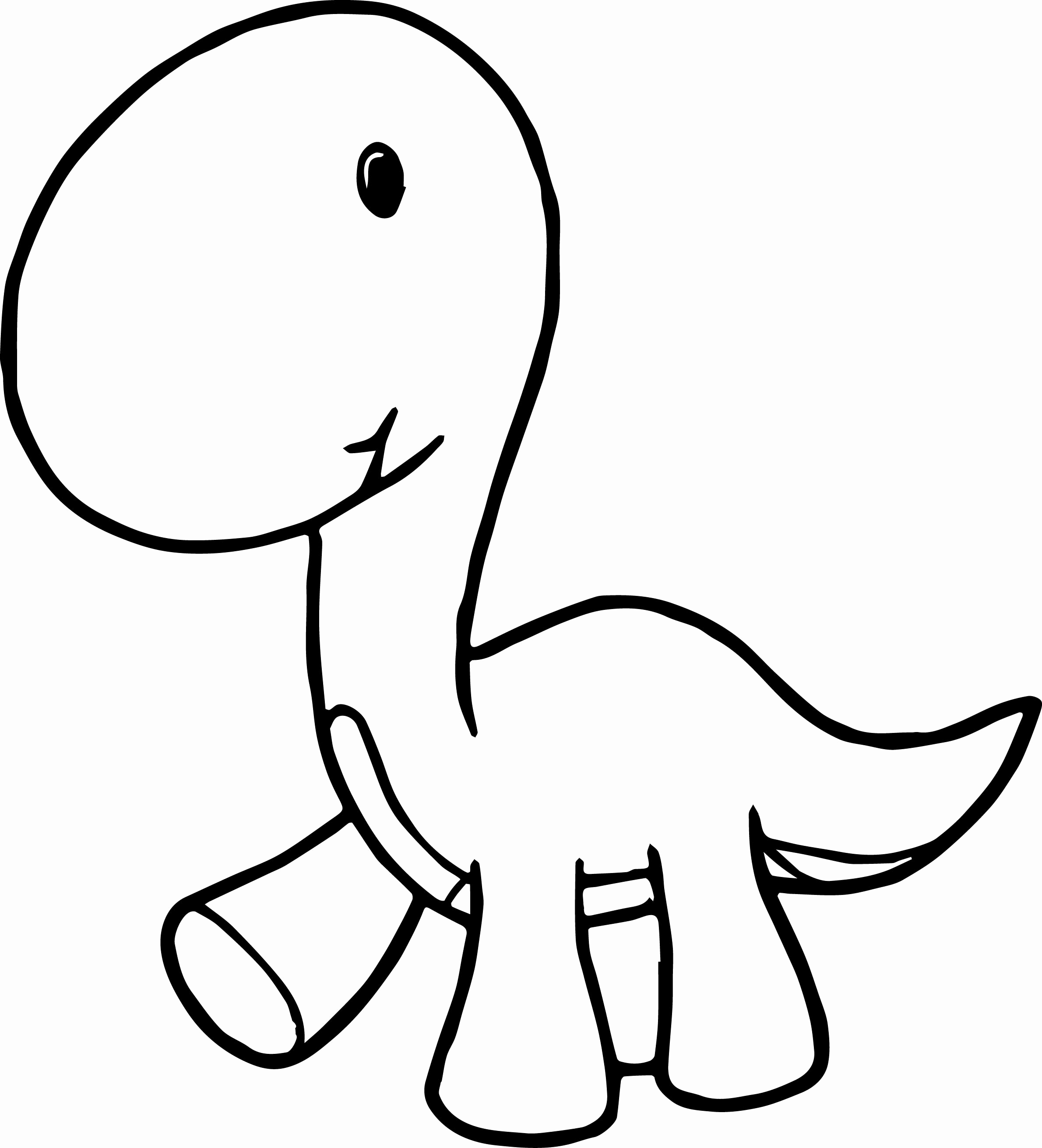 Dinosaur Coloring Page for Kids 49