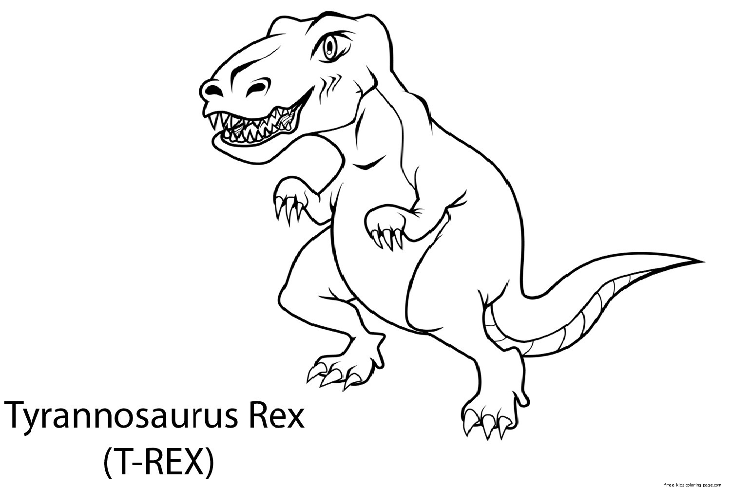 Dinosaur Coloring Page for Kids 51