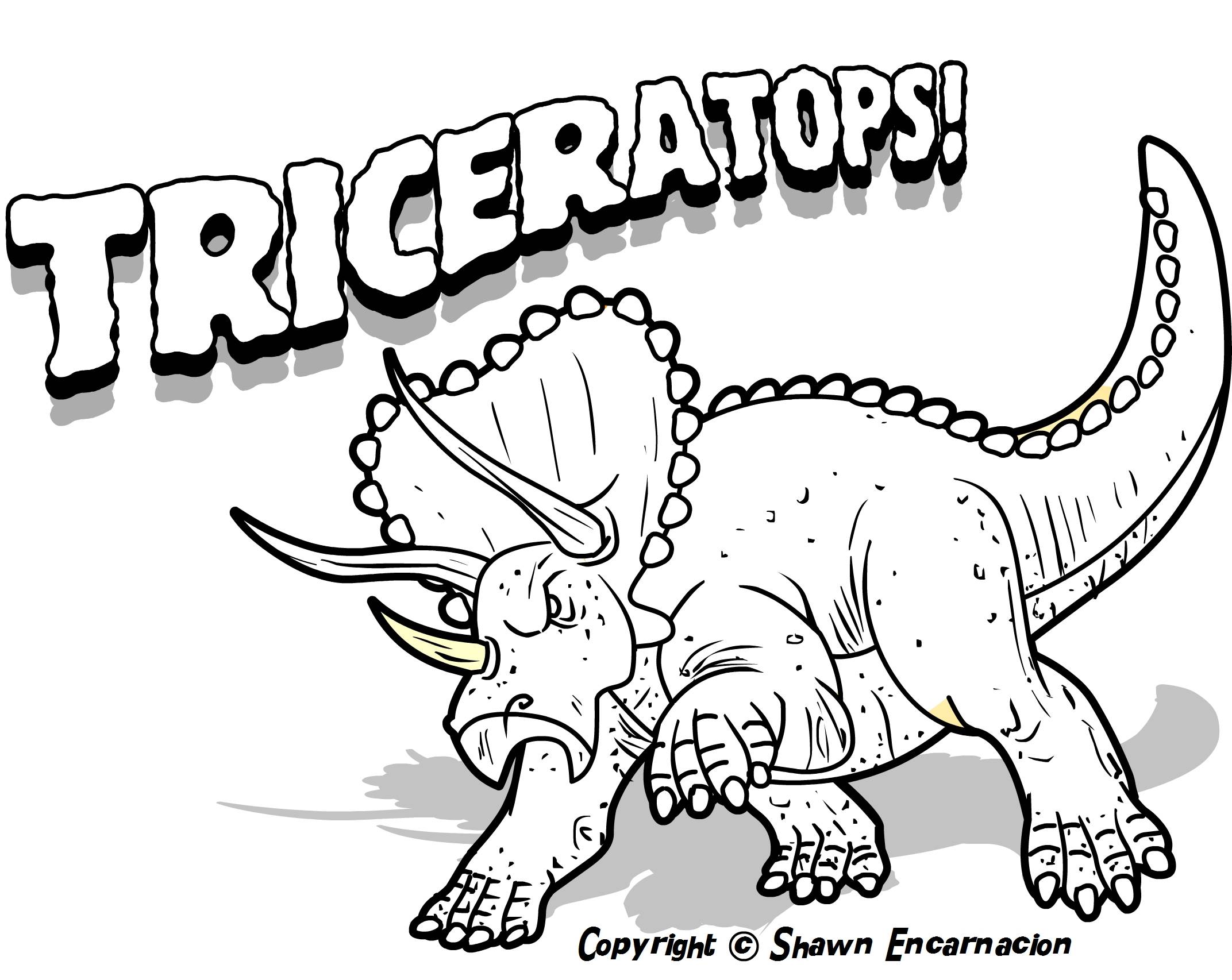 Dinosaur Coloring Page for Kids 54