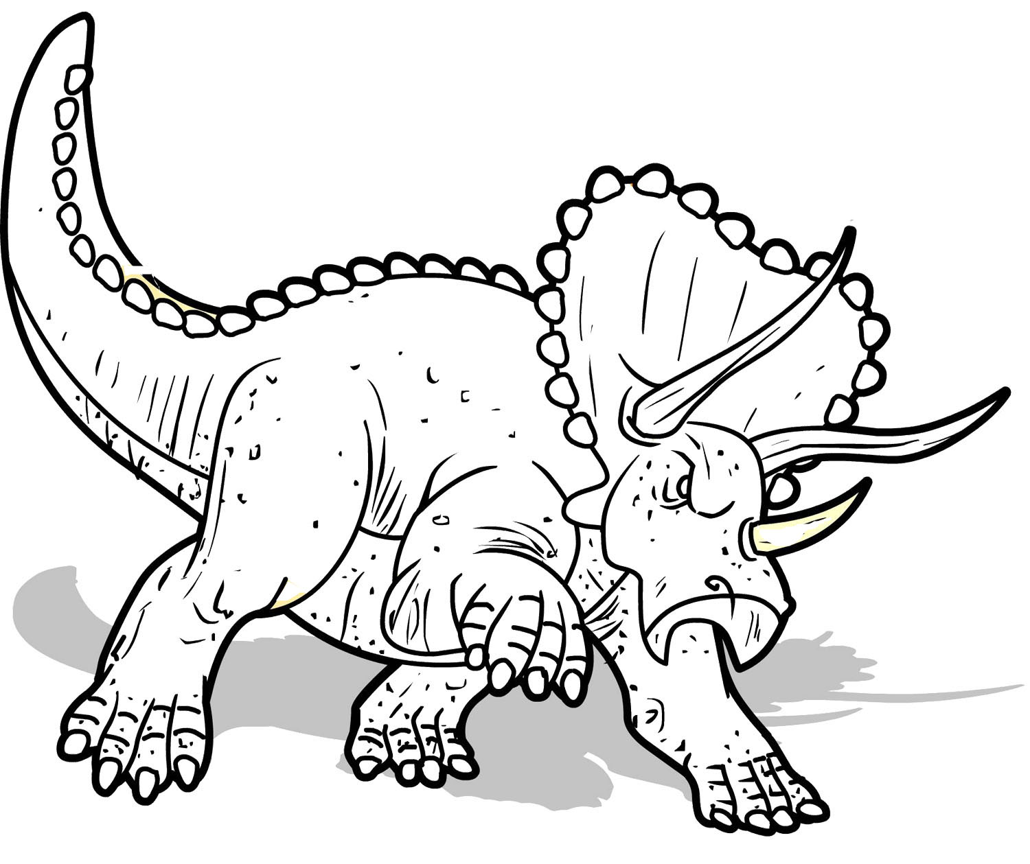 Dinosaur Coloring Page for Kids 56