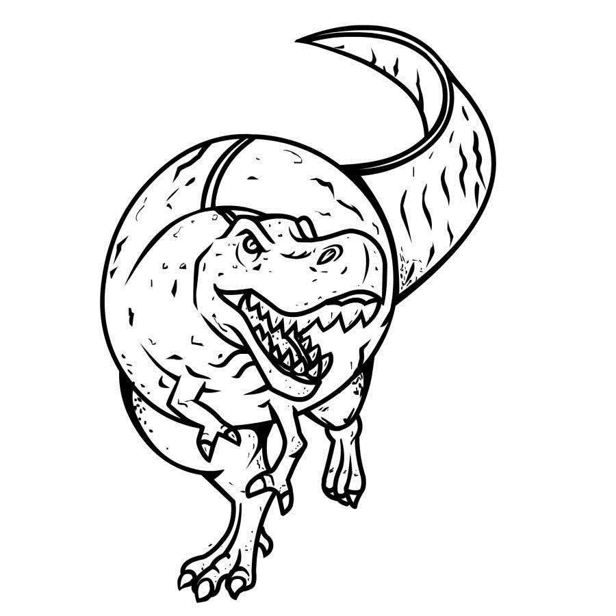 Dinosaur Coloring Page for Kids 58