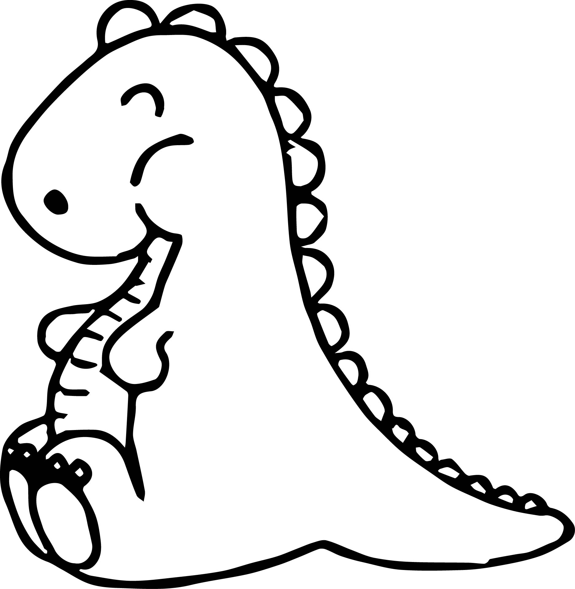 Dinosaur Coloring Page for Kids 62