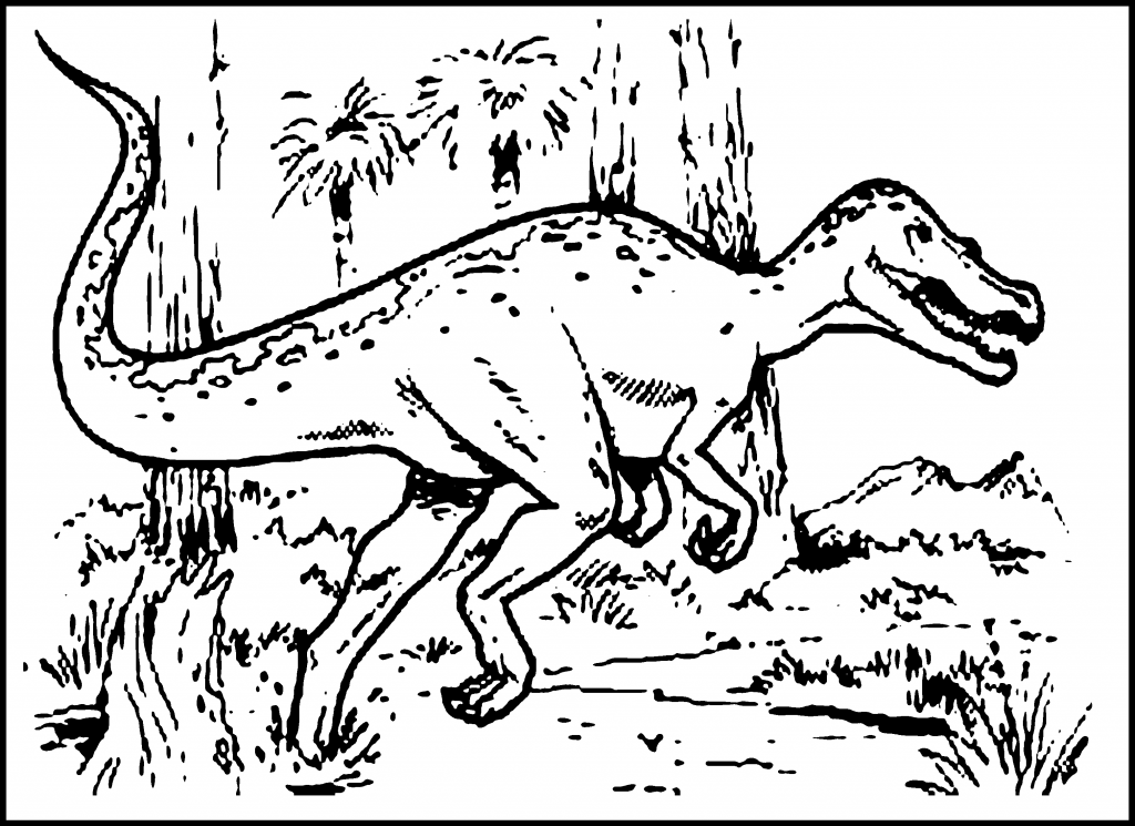 Dinosaur Coloring Page for Kids 67