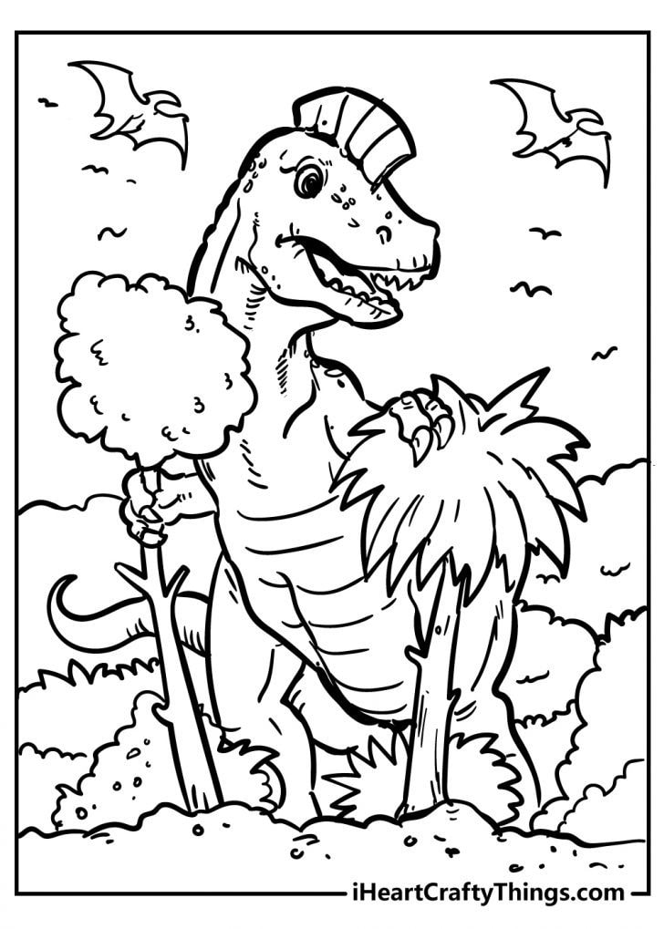 Dinosaur Coloring Page for Kids 79