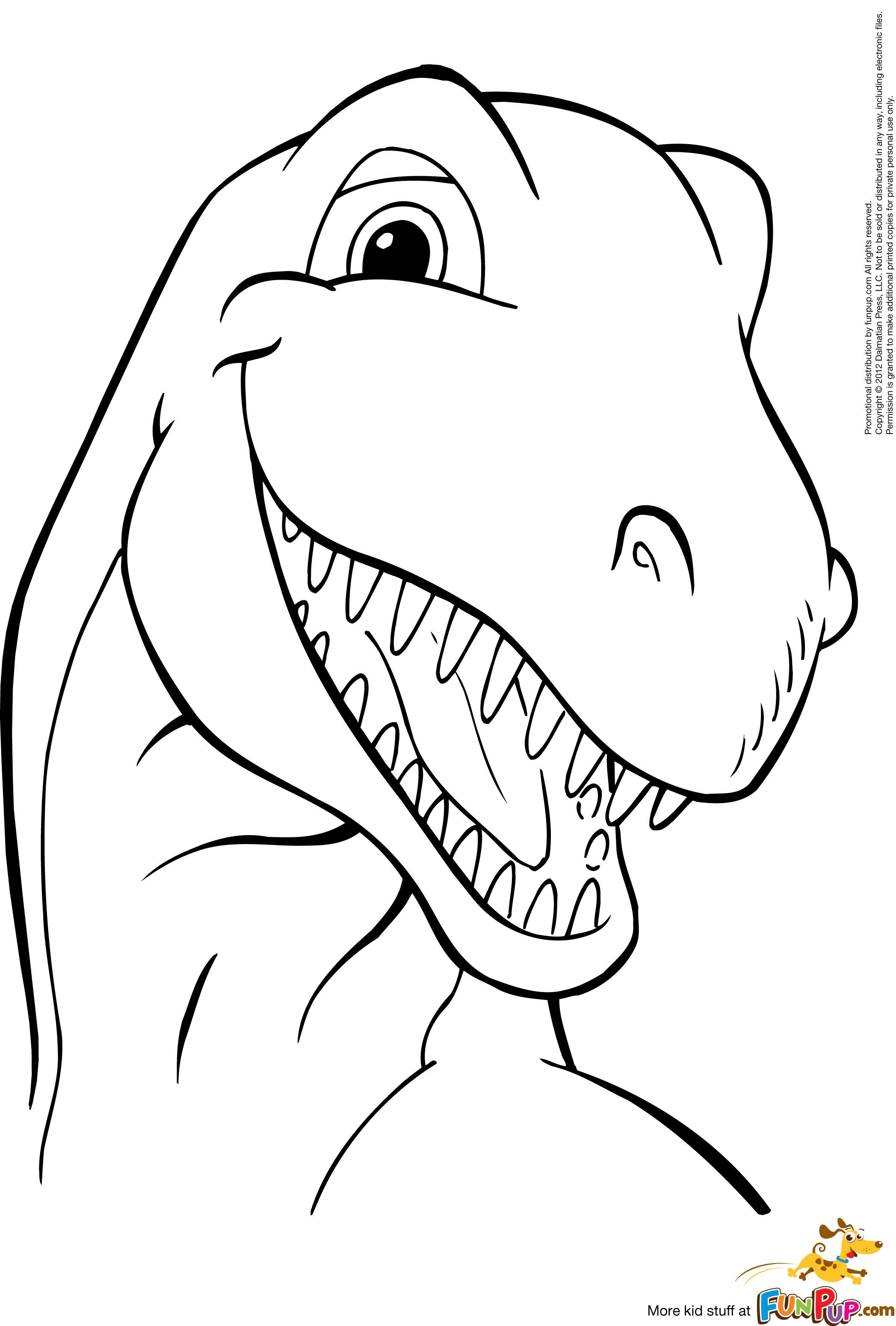 Dinosaur Coloring Page for Kids 82