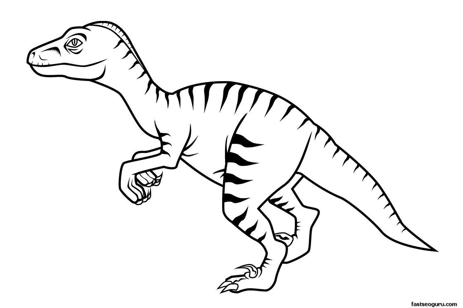 Dinosaur Coloring Page for Kids 83