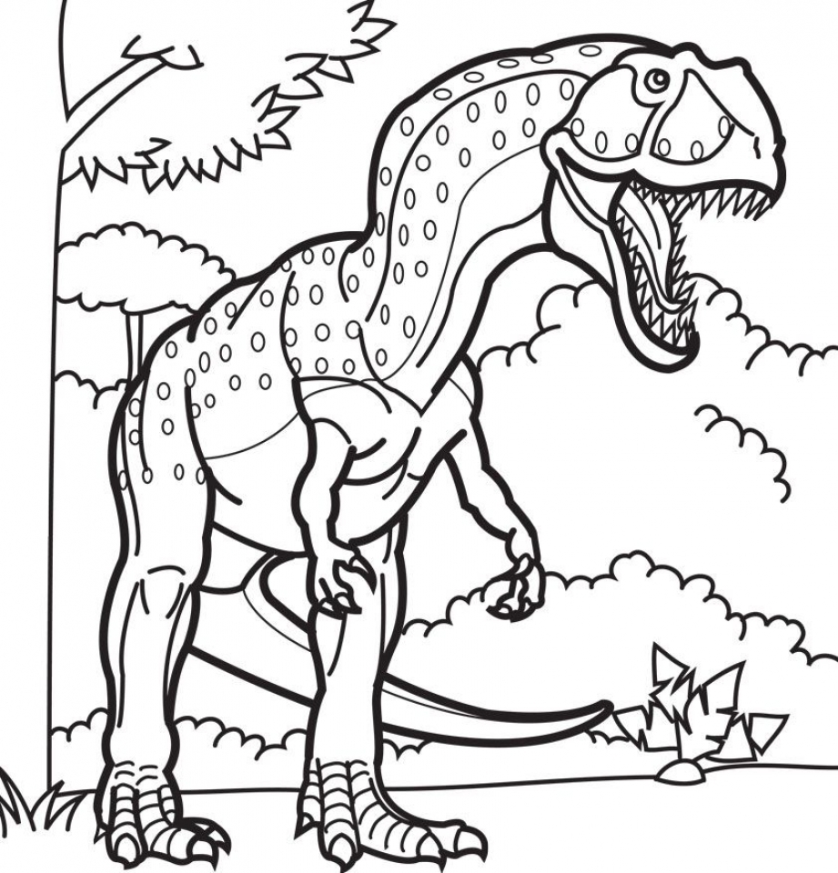 Dinosaur Coloring Page for Kids 86