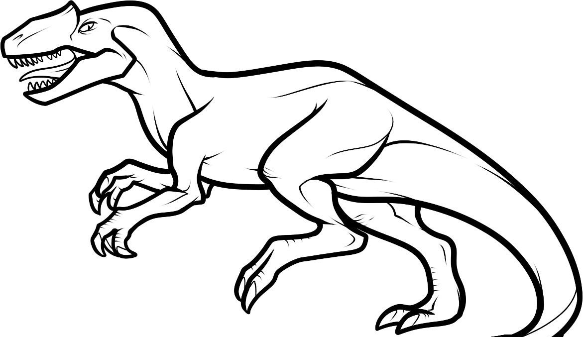 Dinosaur Coloring Page for Kids 87