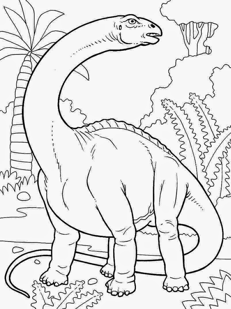 Dinosaur Coloring Page for Kids 96