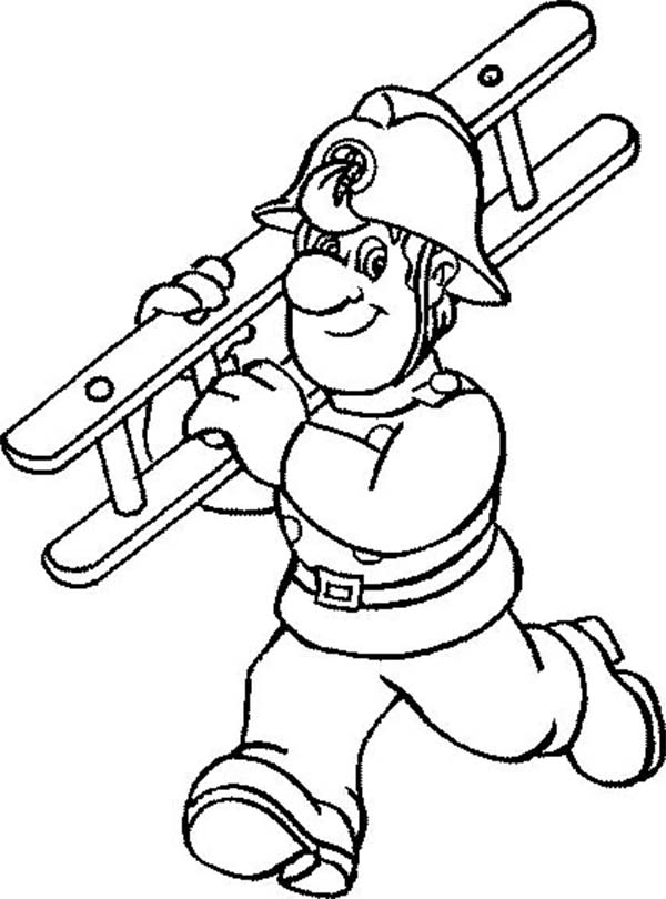 Fire Truck Coloring Page FREE Printable 139