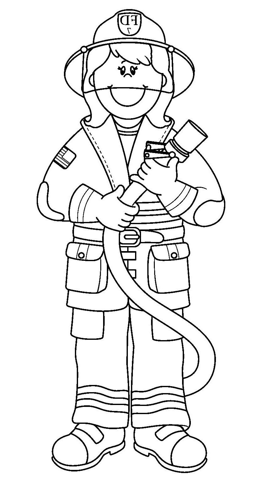 Fire Truck Coloring Page FREE Printable 145