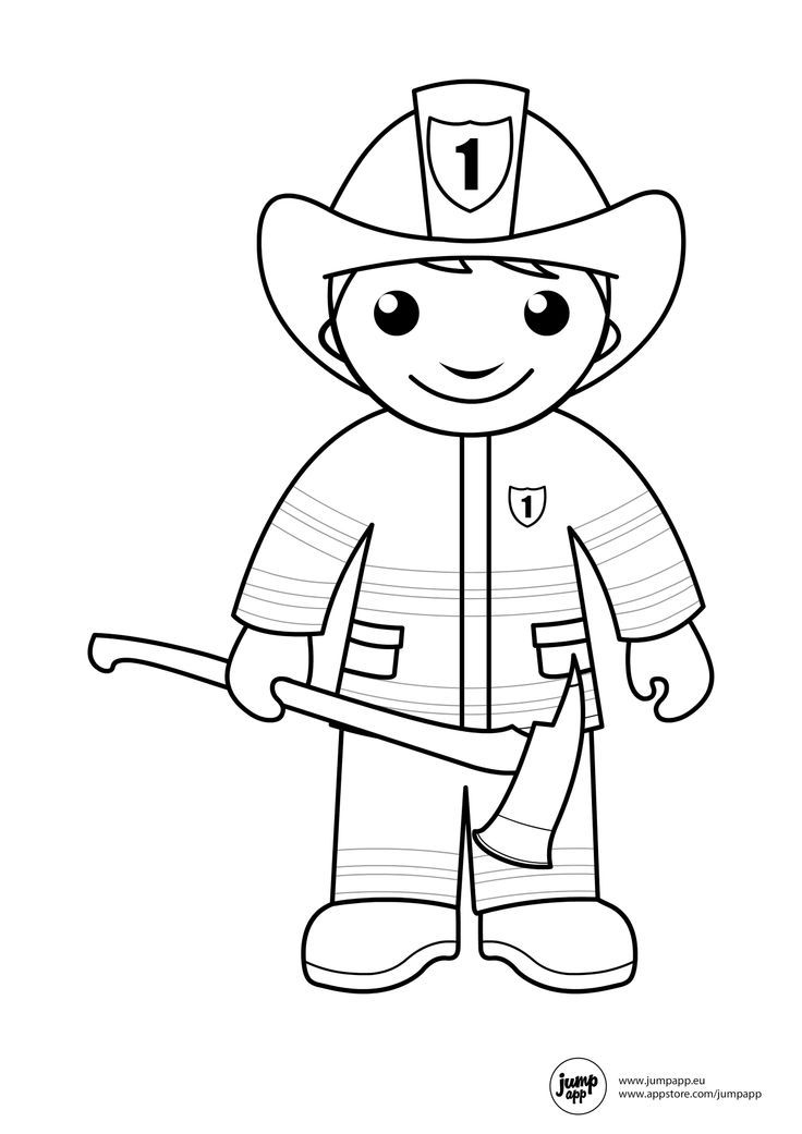 Fire Truck Coloring Page FREE Printable 152