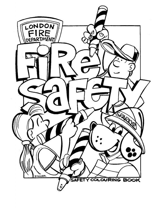 Fire Truck Coloring Page FREE Printable 18