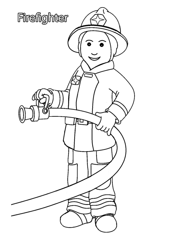 Fire Truck Coloring Page FREE Printable 26