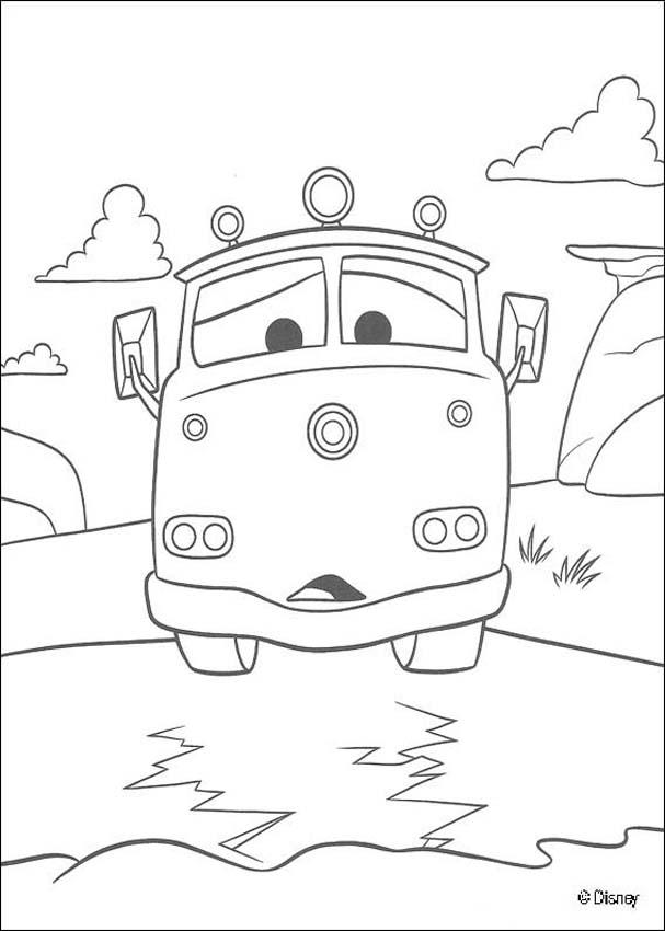 Fire Truck Coloring Page FREE Printable 3