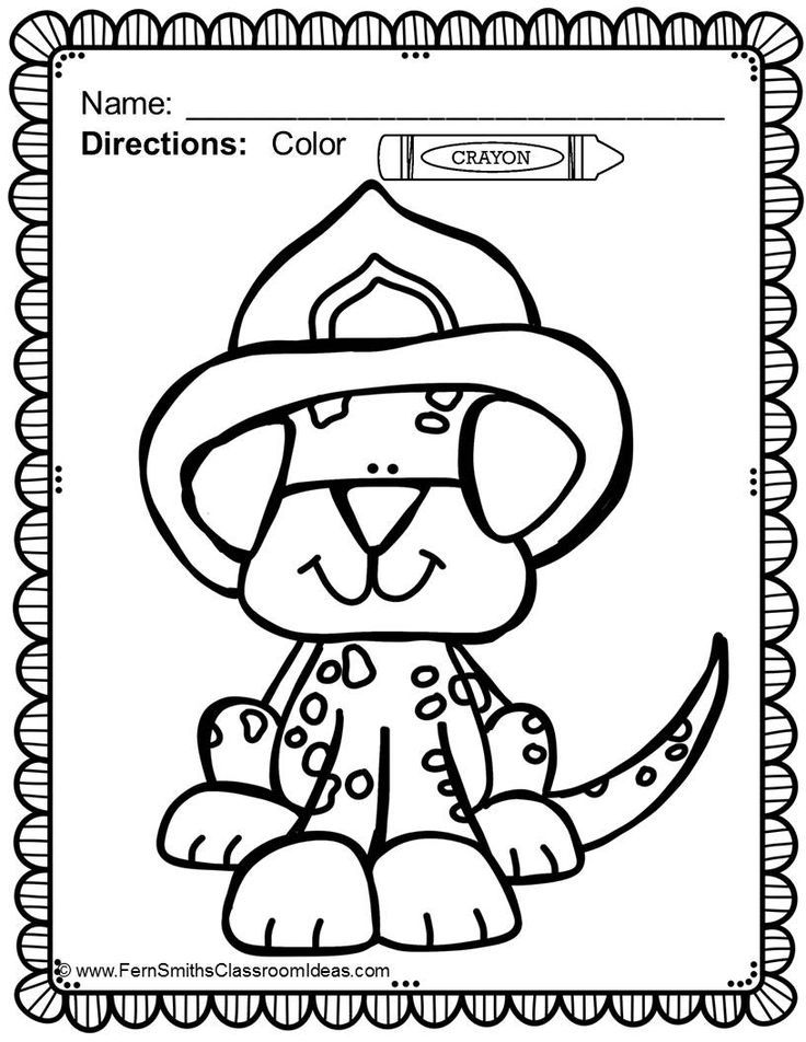 Fire Truck Coloring Page FREE Printable 32