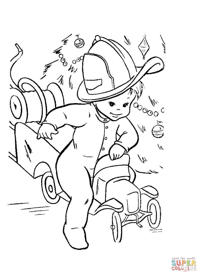 Fire Truck Coloring Page FREE Printable 44