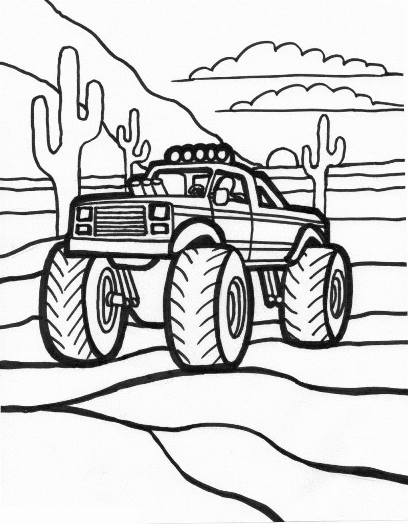 Fire Truck Coloring Page FREE Printable 46