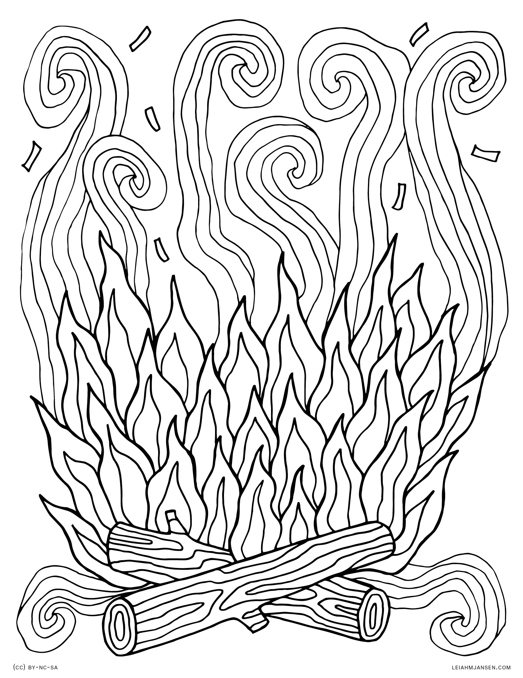 Fire Truck Coloring Page FREE Printable 53