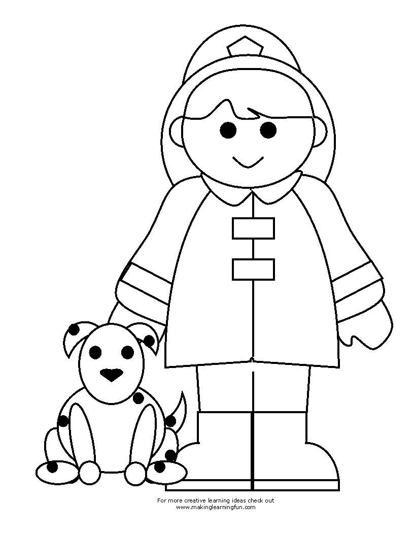 Fire Truck Coloring Page FREE Printable 65