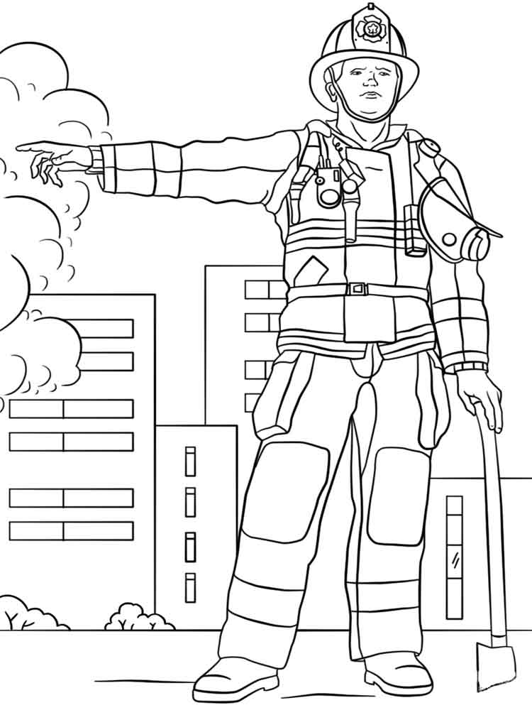 Fire Truck Coloring Page FREE Printable 86