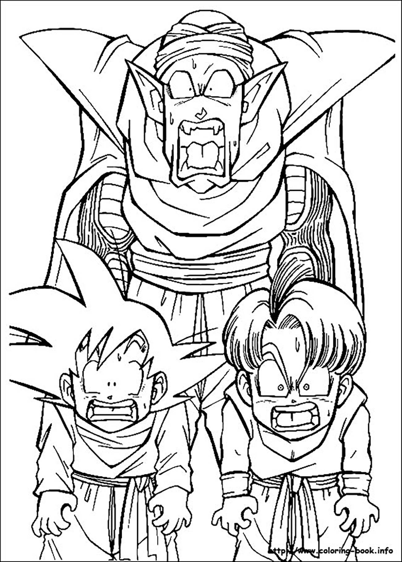 Goku Super Saiyan Coloring Pages Free Printable 170