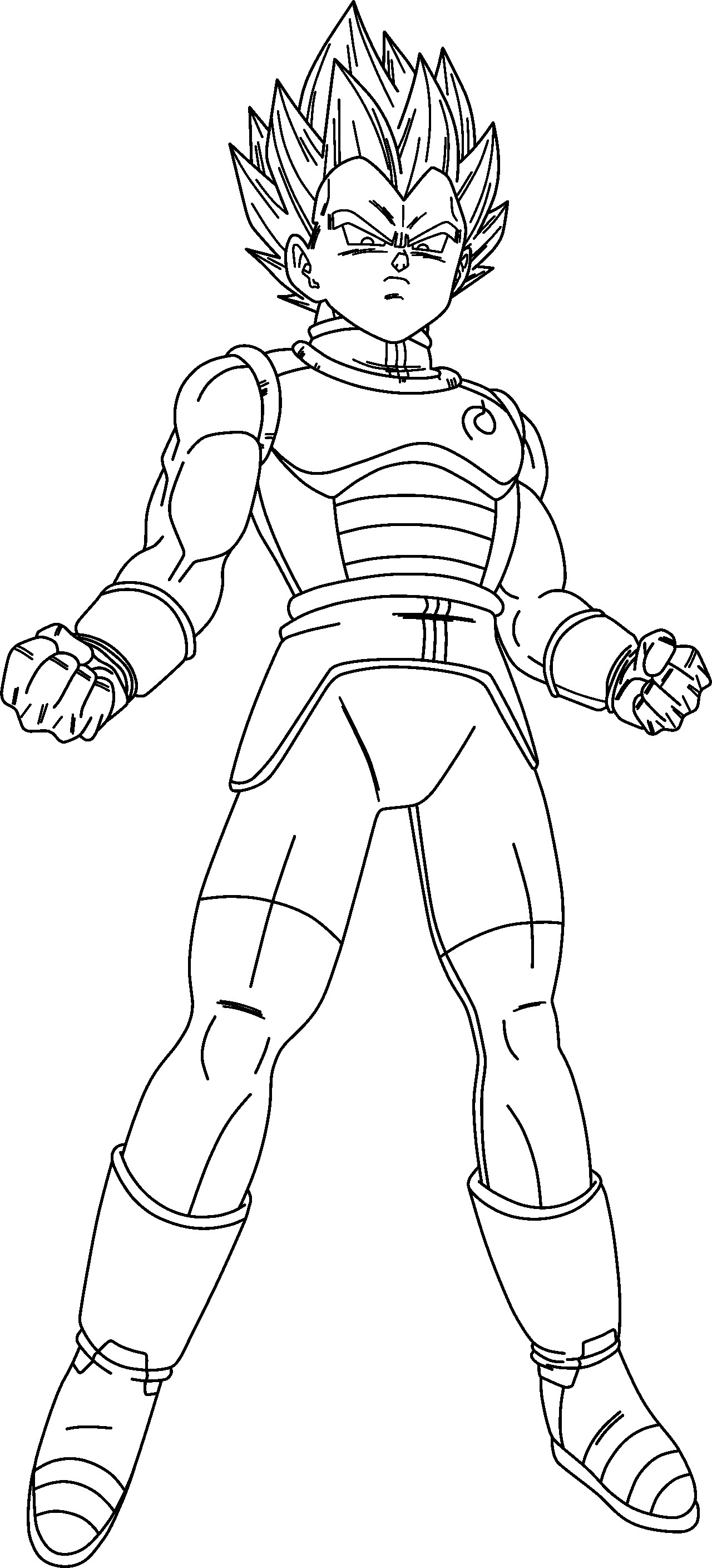 Goku Super Saiyan Coloring Pages Free Printable 3