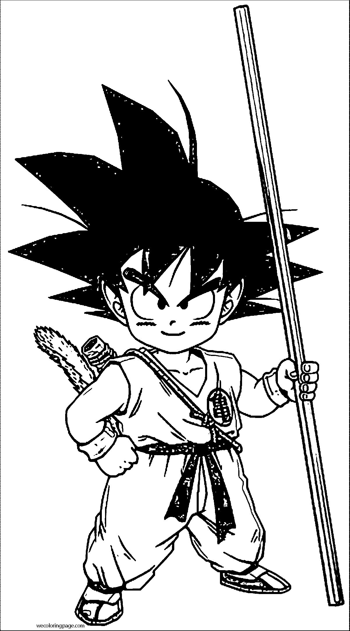 Goku Super Saiyan Coloring Pages Free Printable 82